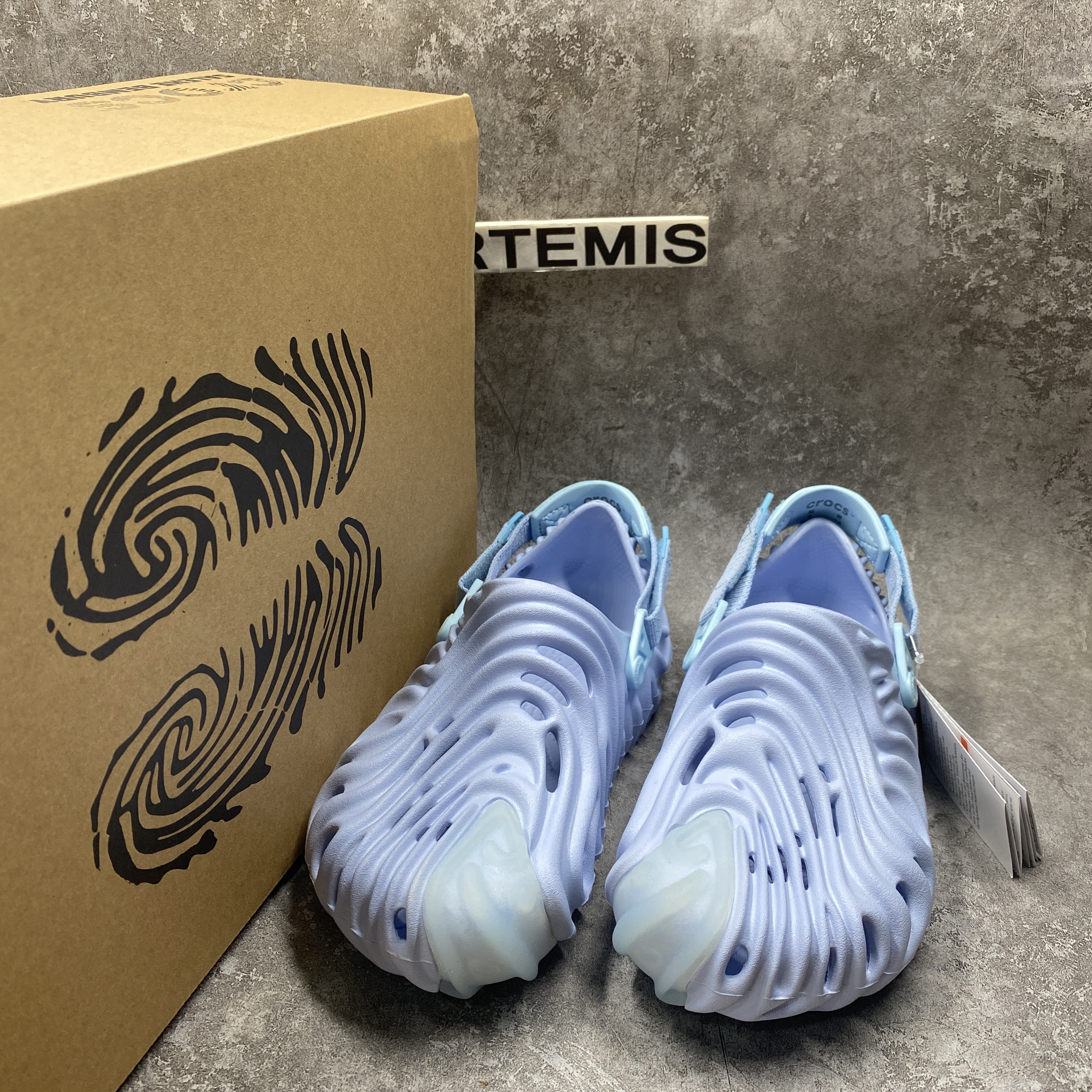 Cr*0*s Pollex Clog by Salehe Bembury Tannin Blue