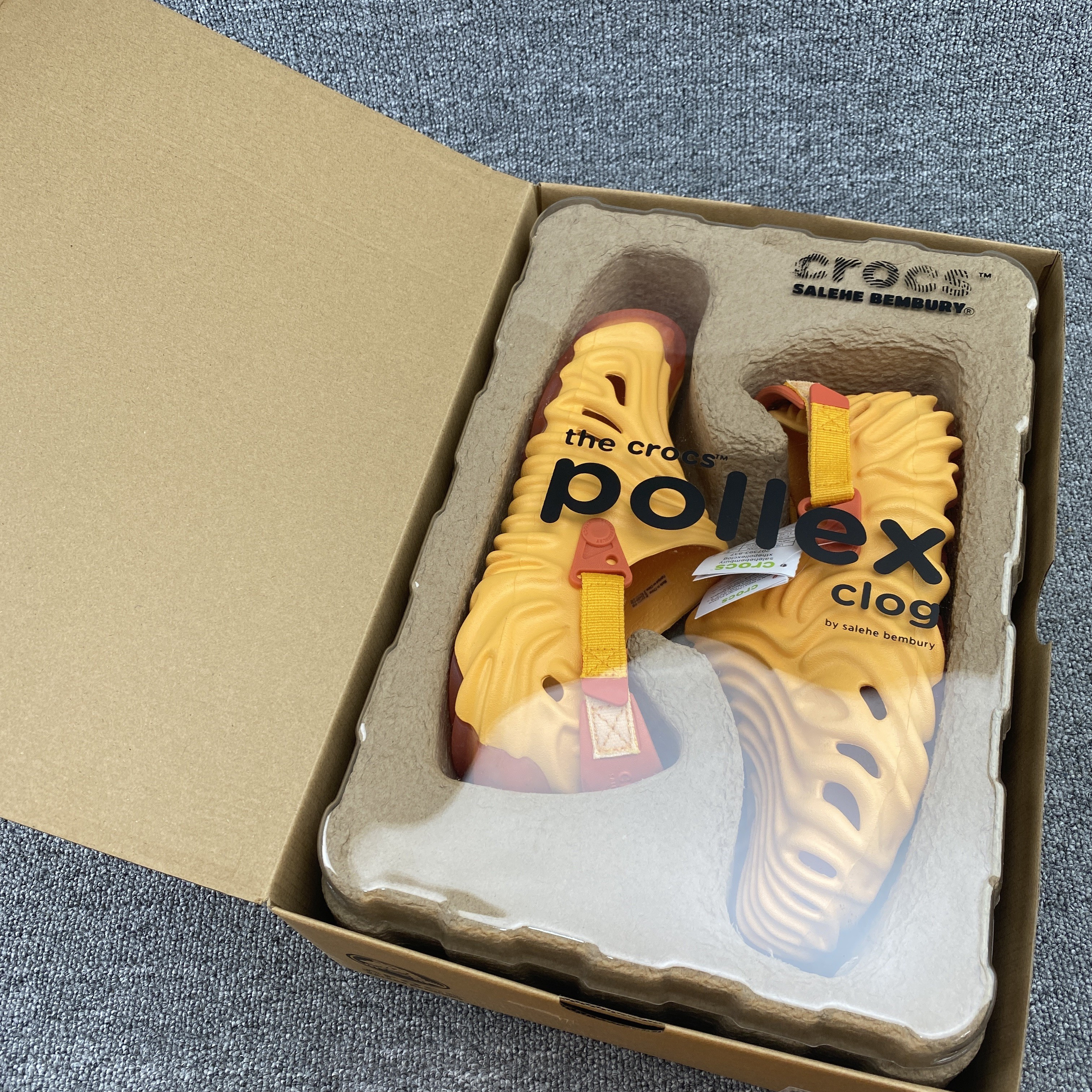 Cr*0*s Pollex Clog by Salehe Bembury Yellow