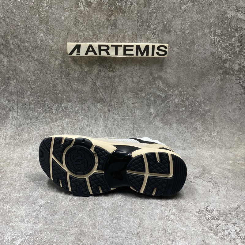 Channel Blended Fabrics Street Style Plain Sock Sneakers