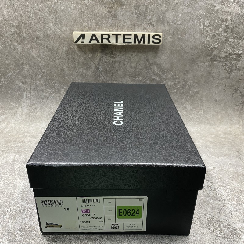 Channel Casual Style Street Style Plain Low-Top Sneakers