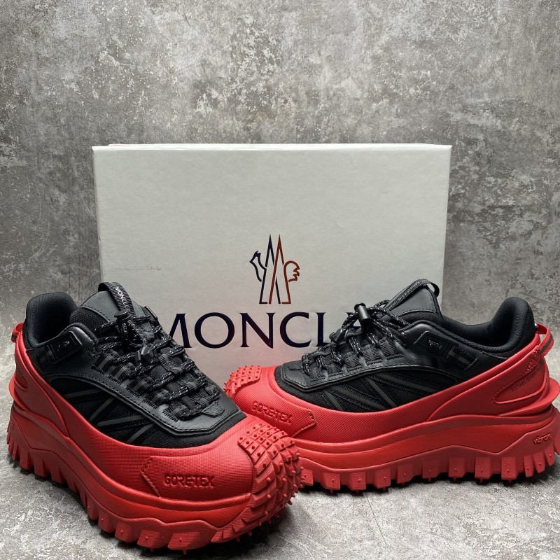 Moncler Trailgrip Gore-Tex Black Red