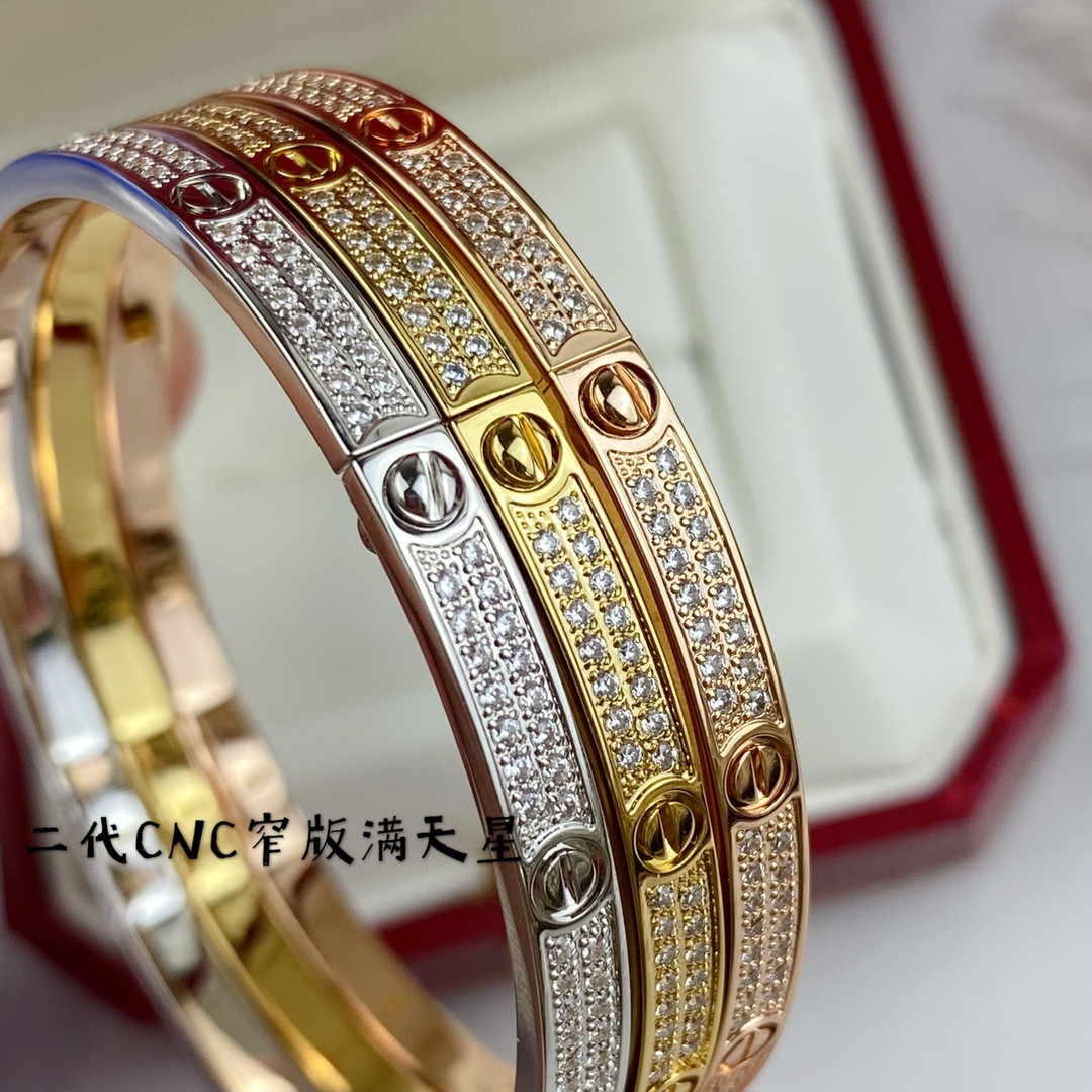 Ca*t*er Narrow Gypsophila Diamond Bracelet(No returns or exchanges accepted)