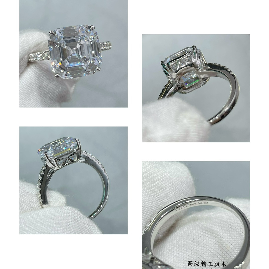 T*f*ny & Co. Solitaire Diamond Ring Ag925