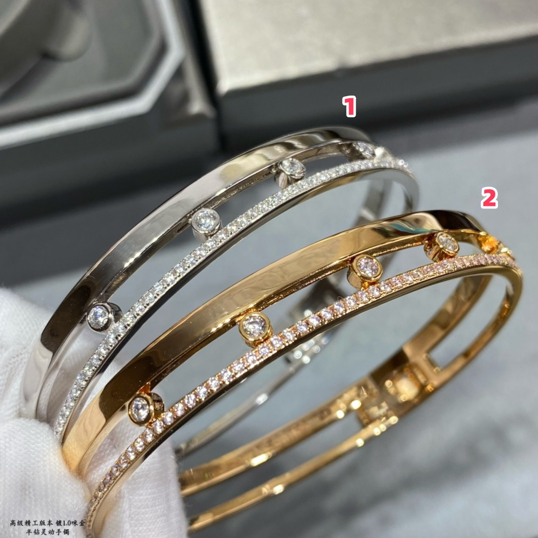 Messika Half Diamond Moving Bracelet