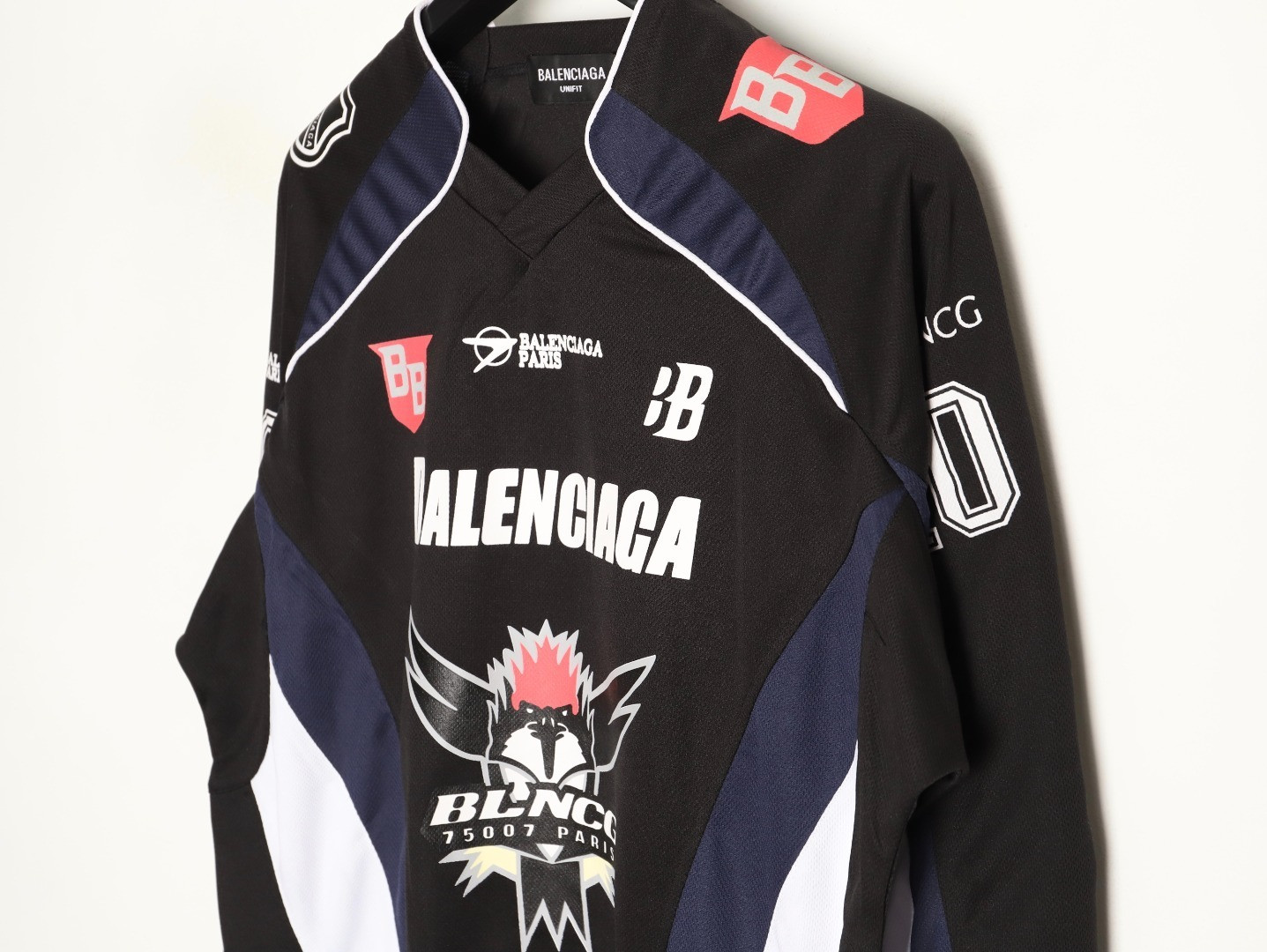 Ba*len*cia*ga Long-sleeved T-shirt