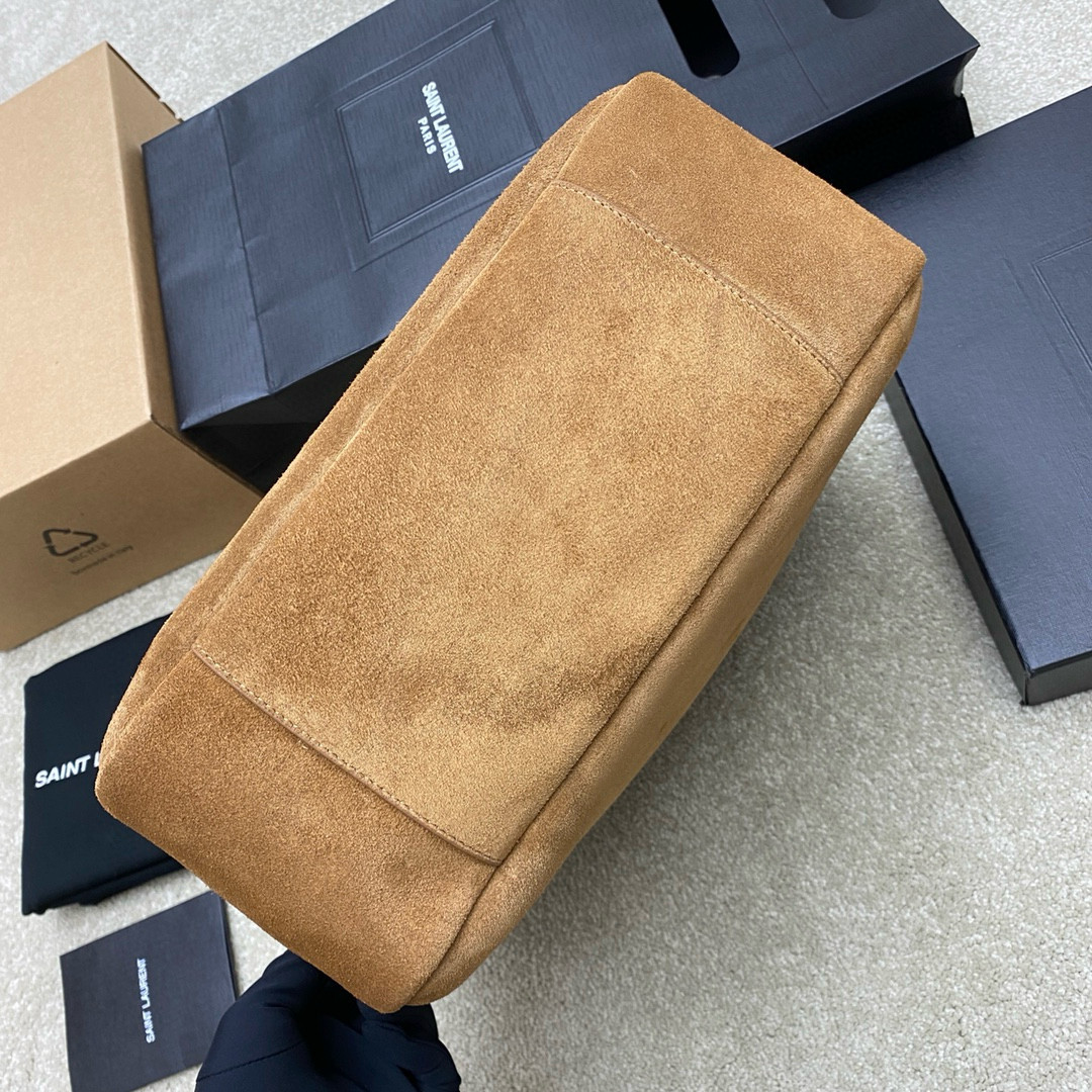 Y*L LE 5 À 7 S*pPLE LARGE IN SUEDE 30 X 31 X 13 CM