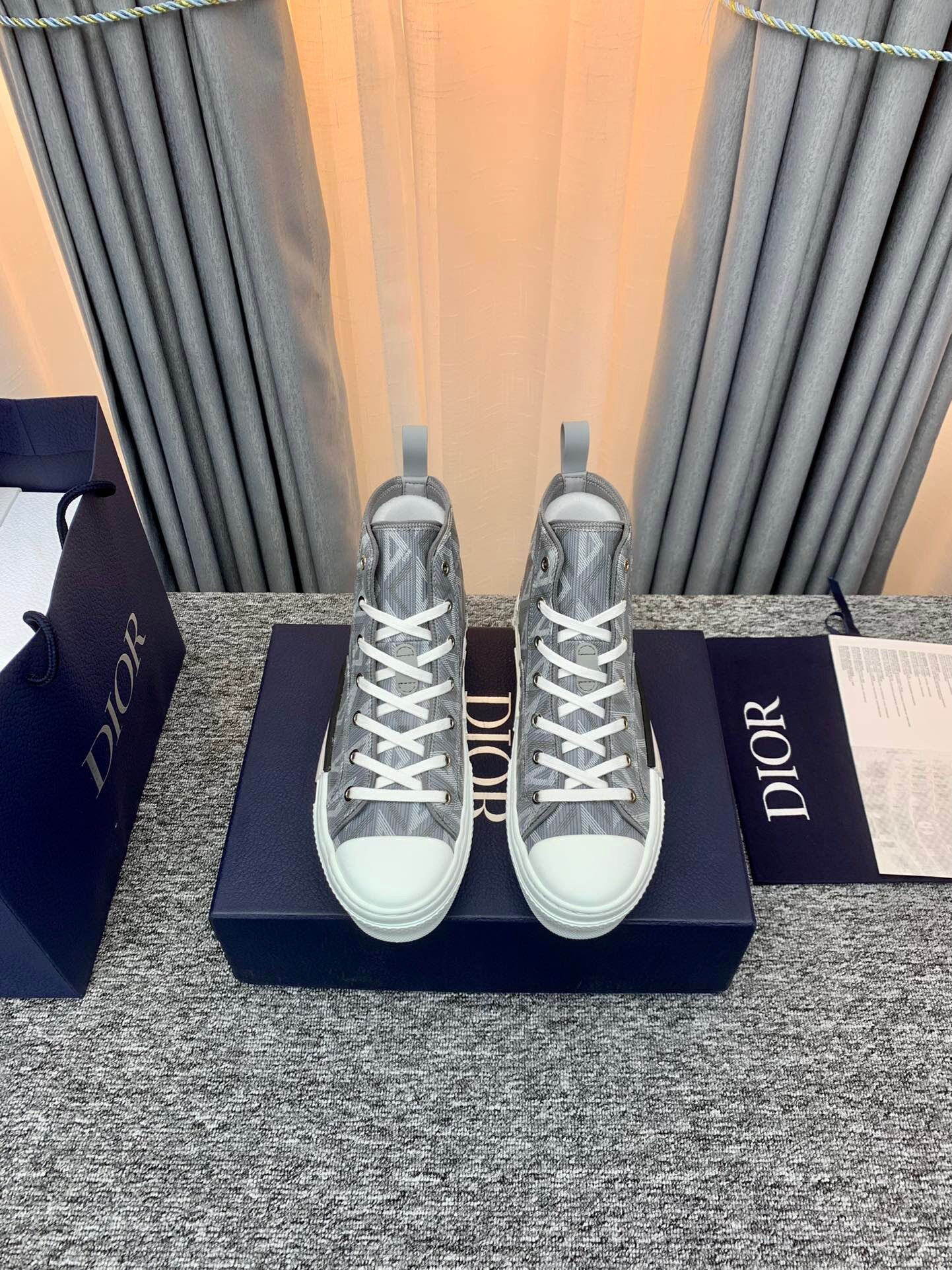 D*0r B23 High Top Gray CD Diamond