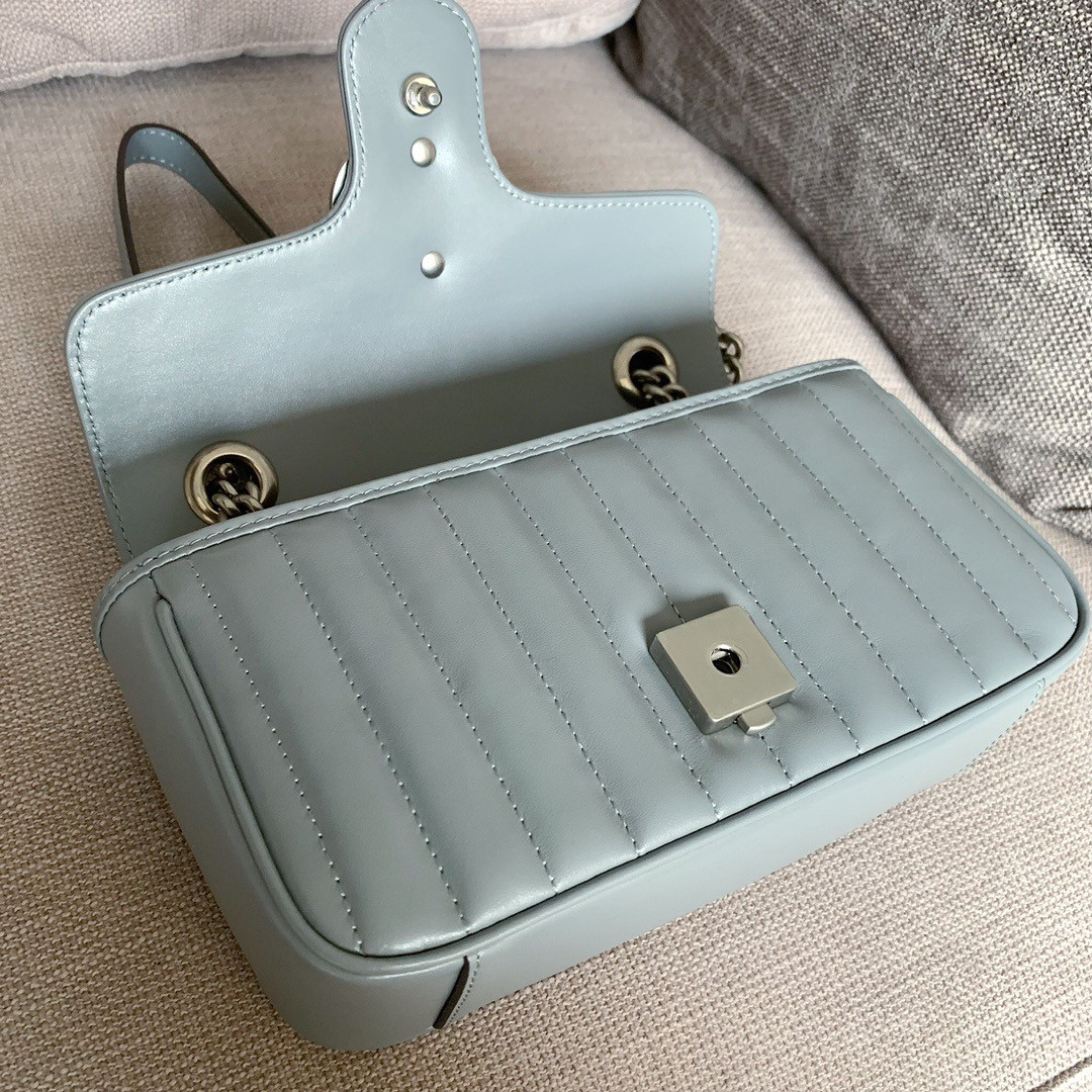 G*u*i GG Marmont mini shoulder bag 22cm