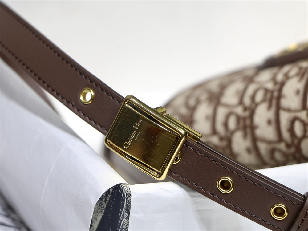 MEDIUM D*0r BOBBY BAG brown D*0r Oblique Jacquard