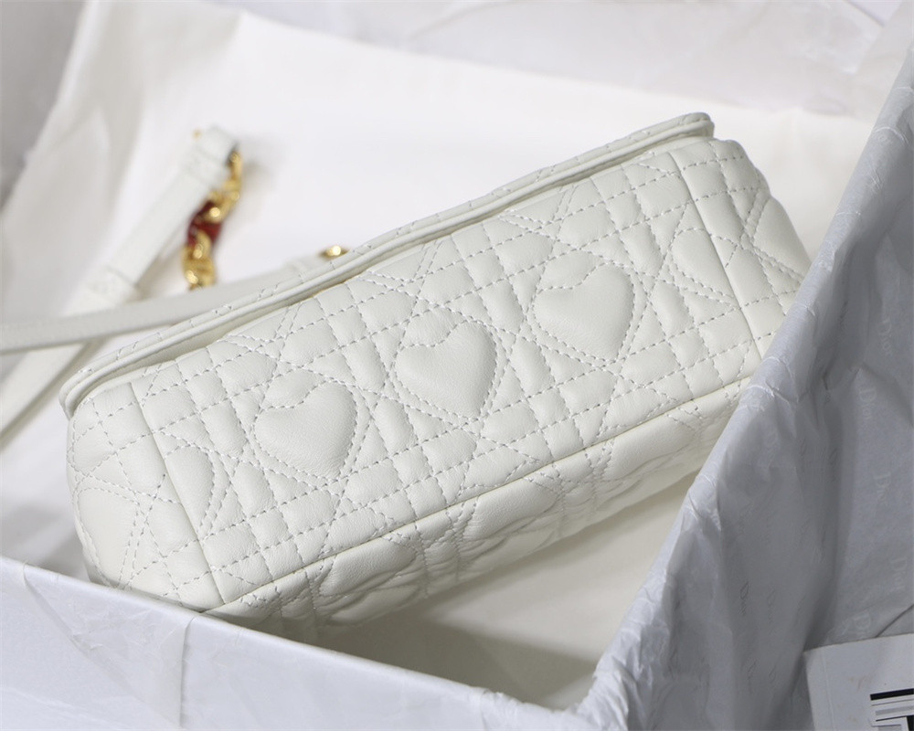 SMALL D*0r CARO BAG amour Ivory 20 x 12 x 7 cm