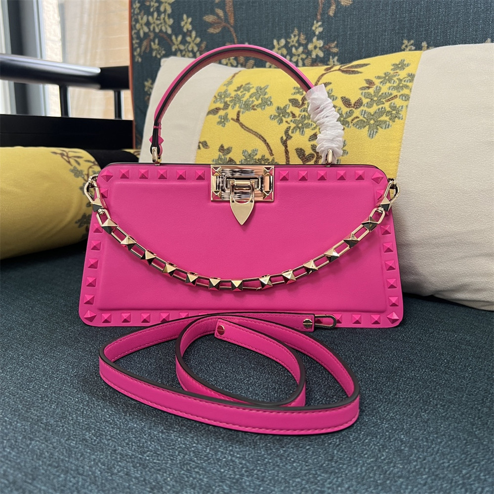 va*t*no GARAVANI ROCKSTUD23 smooth calfskin handbag