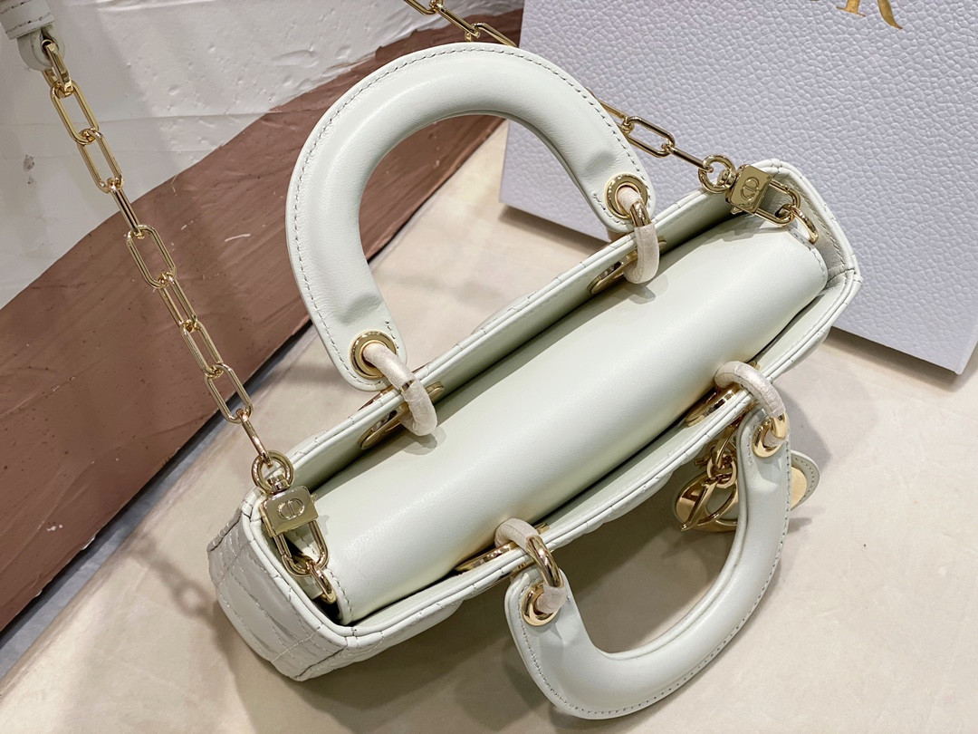 D*0r SMALL LADY D-JOY BAG Latte