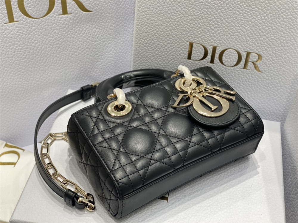 D*0r MINI LADY D-JOY BAG Black 16 x 9 x 5 CM