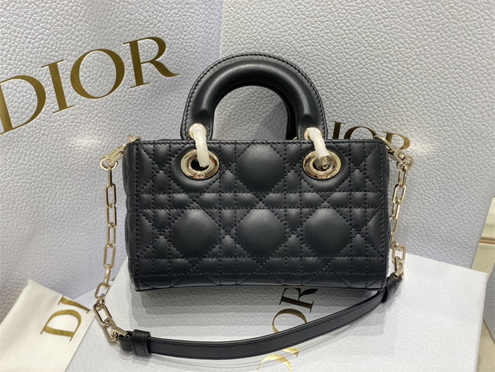 D*0r MINI LADY D-JOY BAG Black 16 x 9 x 5 CM