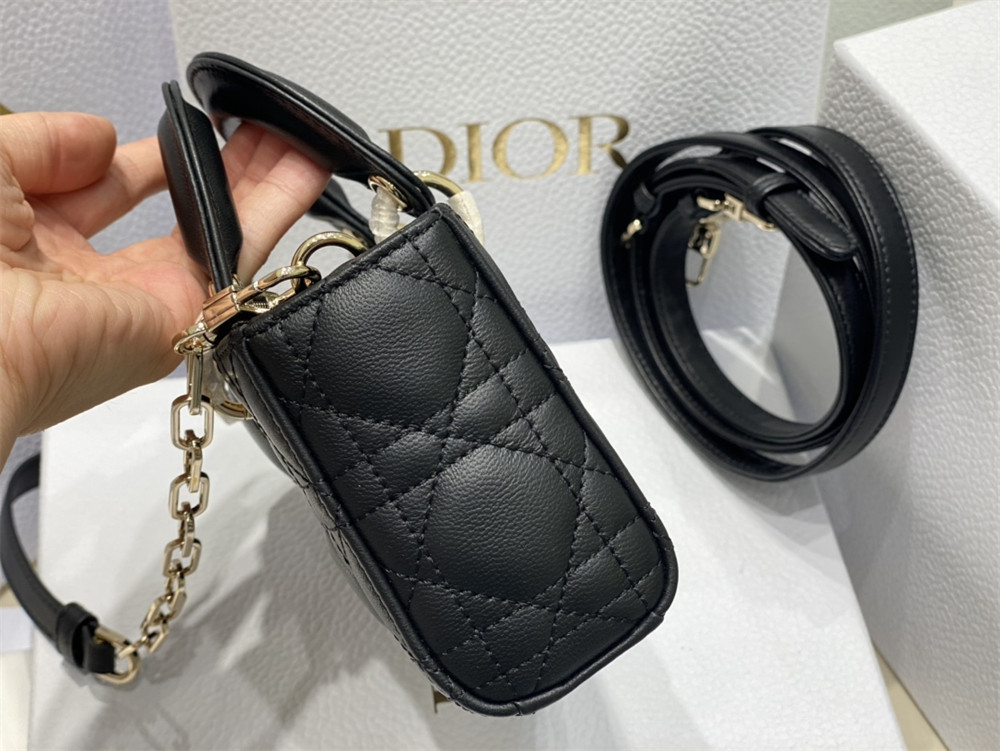 D*0r MINI LADY D-JOY BAG Black 16 x 9 x 5 CM