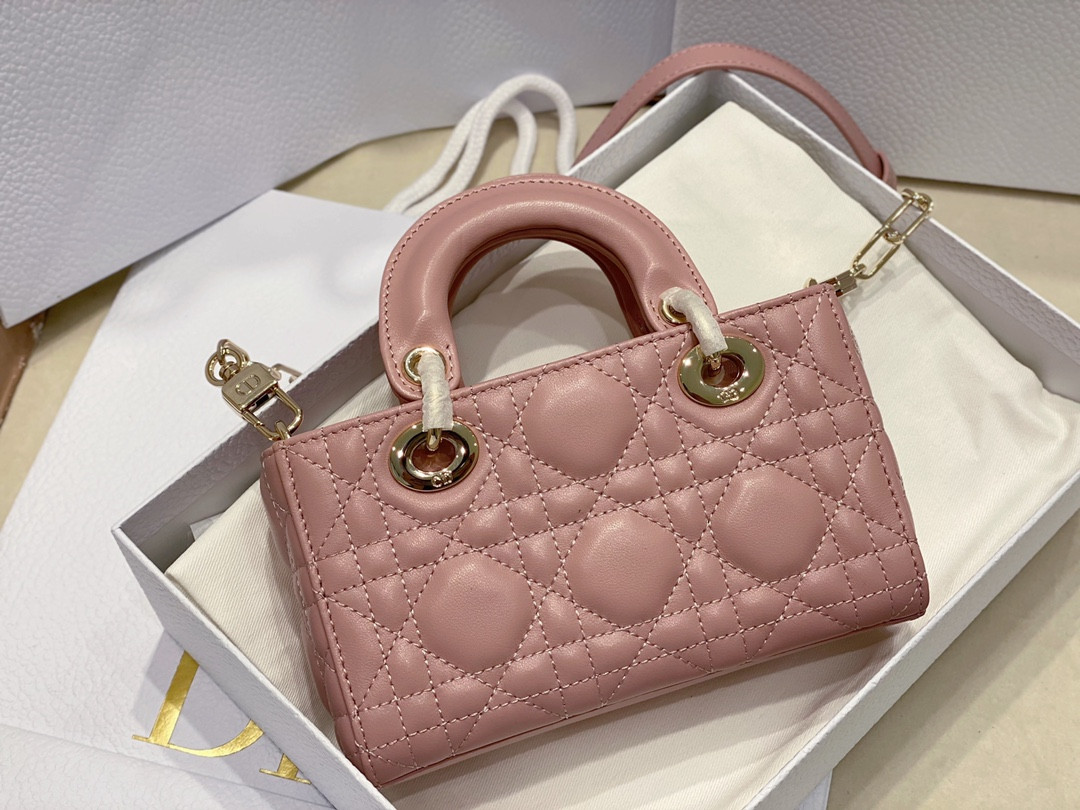 D*0r MINI LADY D-JOY BAG PINK 16 x 9 x 5 CM