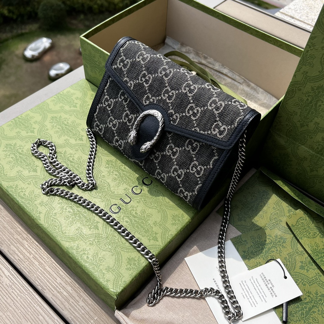 G*u*i DIONYSUS GG S*p*e MINI BAG 8"Wx5"Hx2.3"D