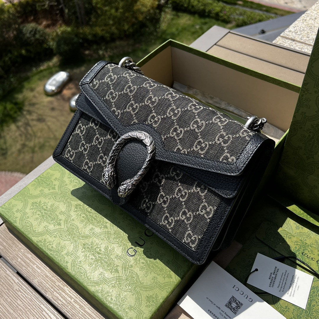 G*u*i DIONYSUS SMALL SHOULDER BAG 11"Wx7"Hx3.5"D