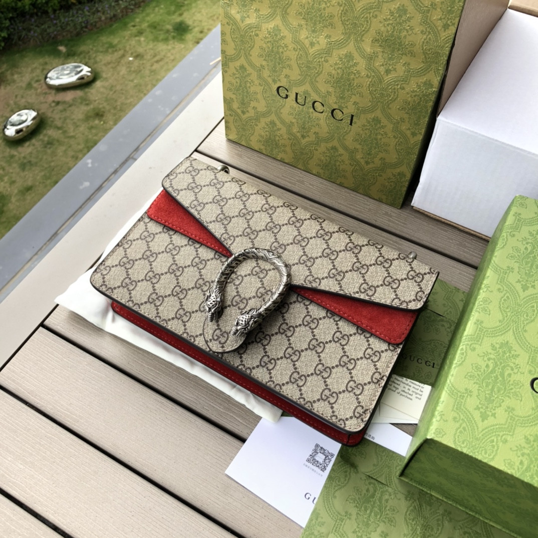 G*u*i DIONYSUS SMALL SHOULDER BAG 11"Wx7"Hx3.5"D