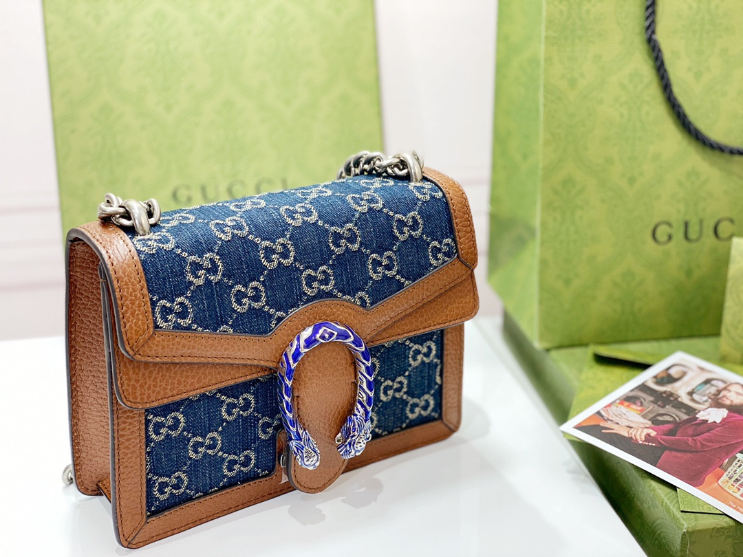 G*u*i DIONYSUS GG S*p*e MINI BAG 8"Wx5"Hx2.3"D