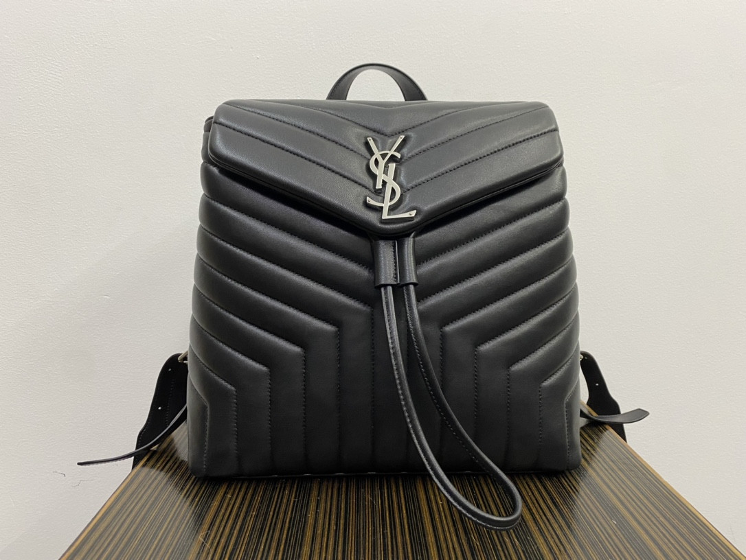 Y*L LOULOU BACKPACK BLACK 33x26x13cm