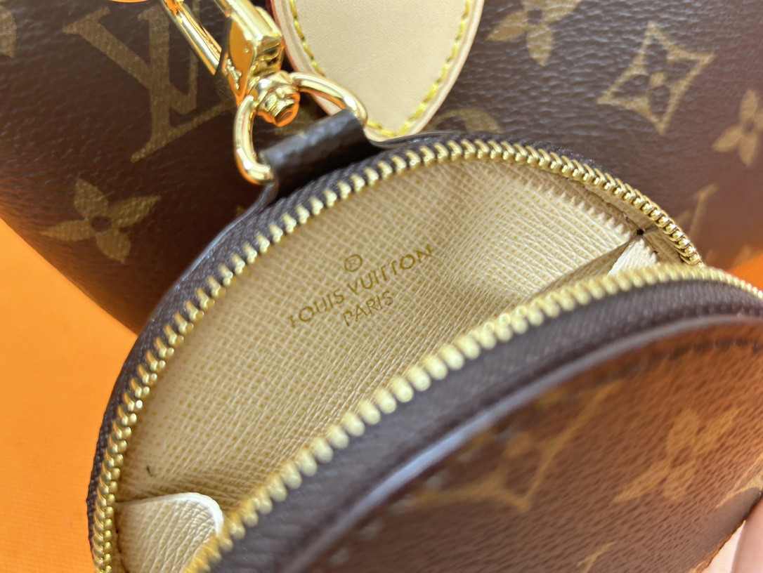 LV M46701 neverfull bb 9.4 x 5.5 x 3.5 inches