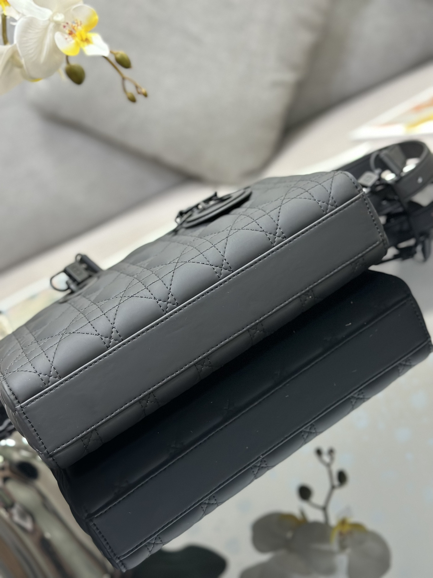 D*0r Lady D-Joy bag medium Gray 26 x 13.5 x 5 cm