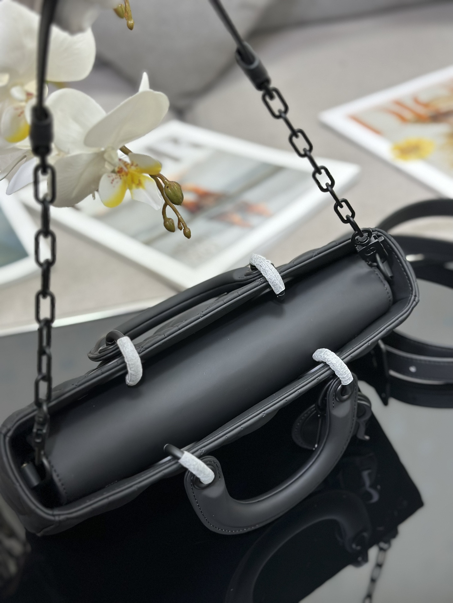 D*0r Lady D-Joy bag medium Gray 26 x 13.5 x 5 cm