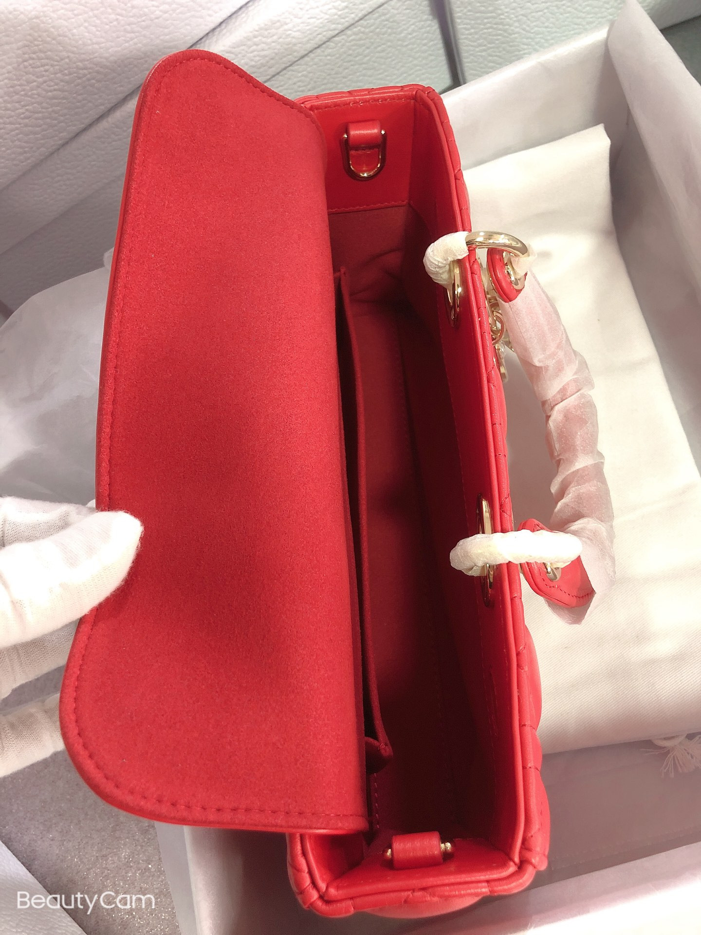 D*0r Lady D-Joy bag medium RED 26 x 13.5 x 5 cm