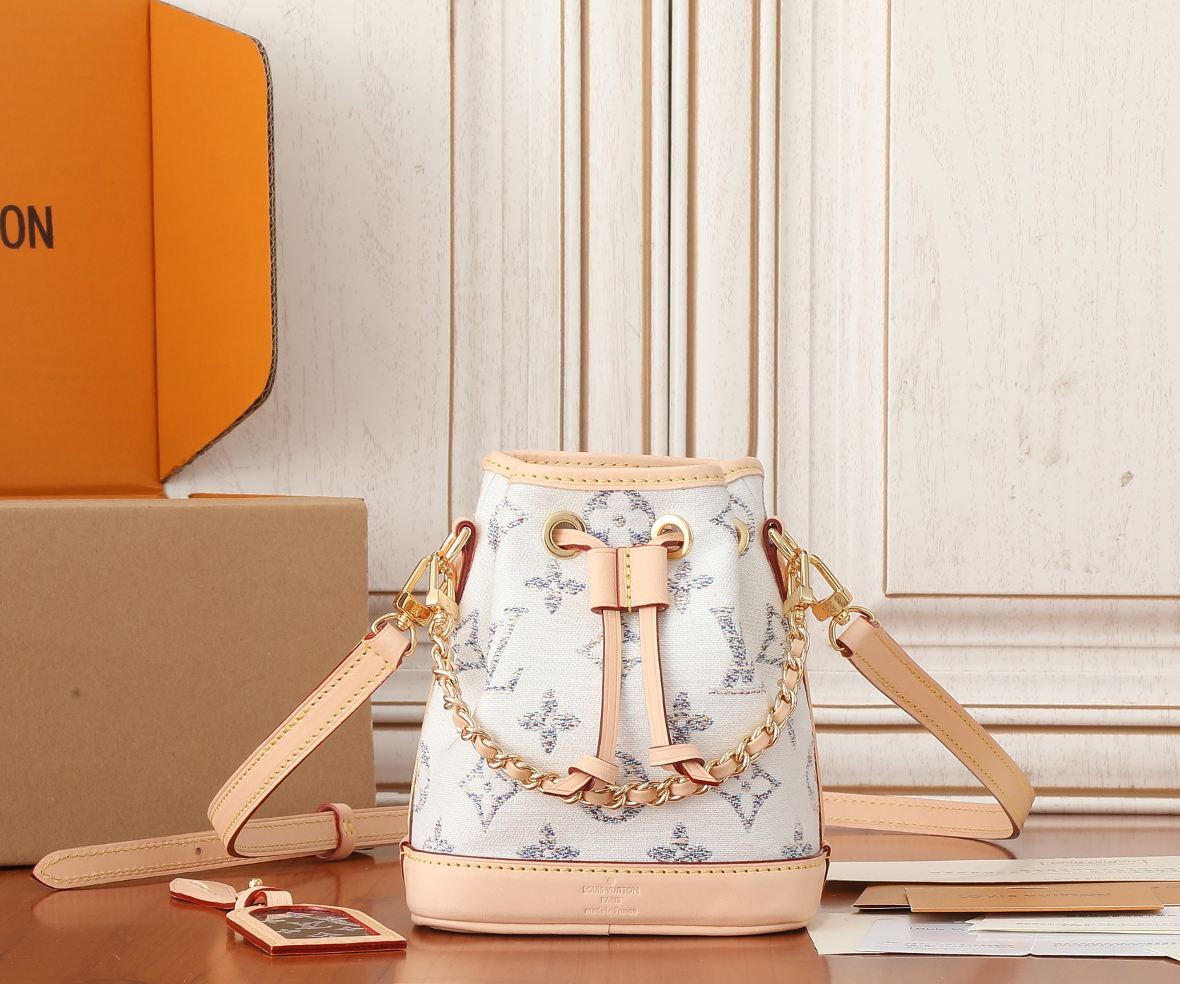 LV Nano Noé  M83453 5.1 x 6.3 x 3.9 inches