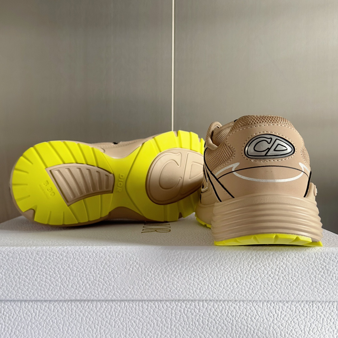 UA D*0r B30 Sneaker Beige Mesh and Technical Fabric