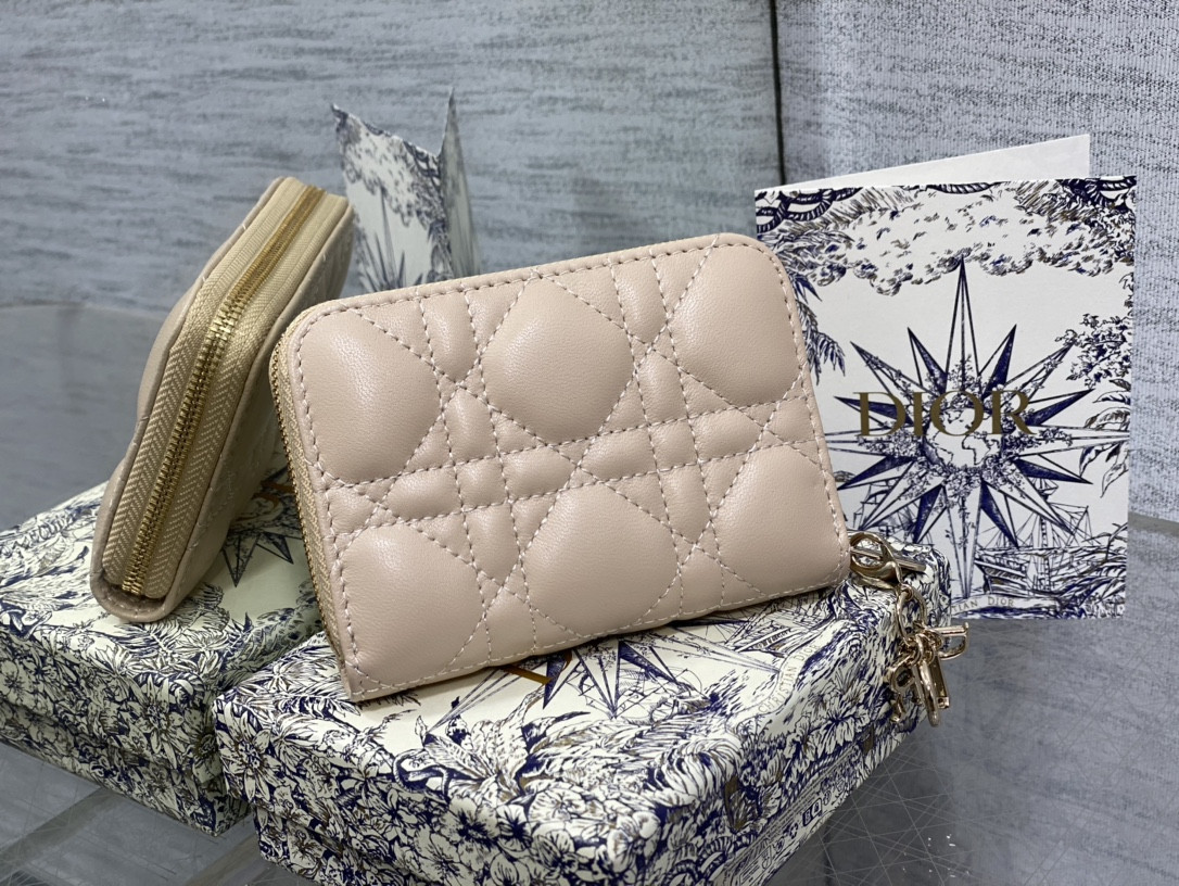 Lady D*0r Voyageur Small Coin Purse CARD HOLDER