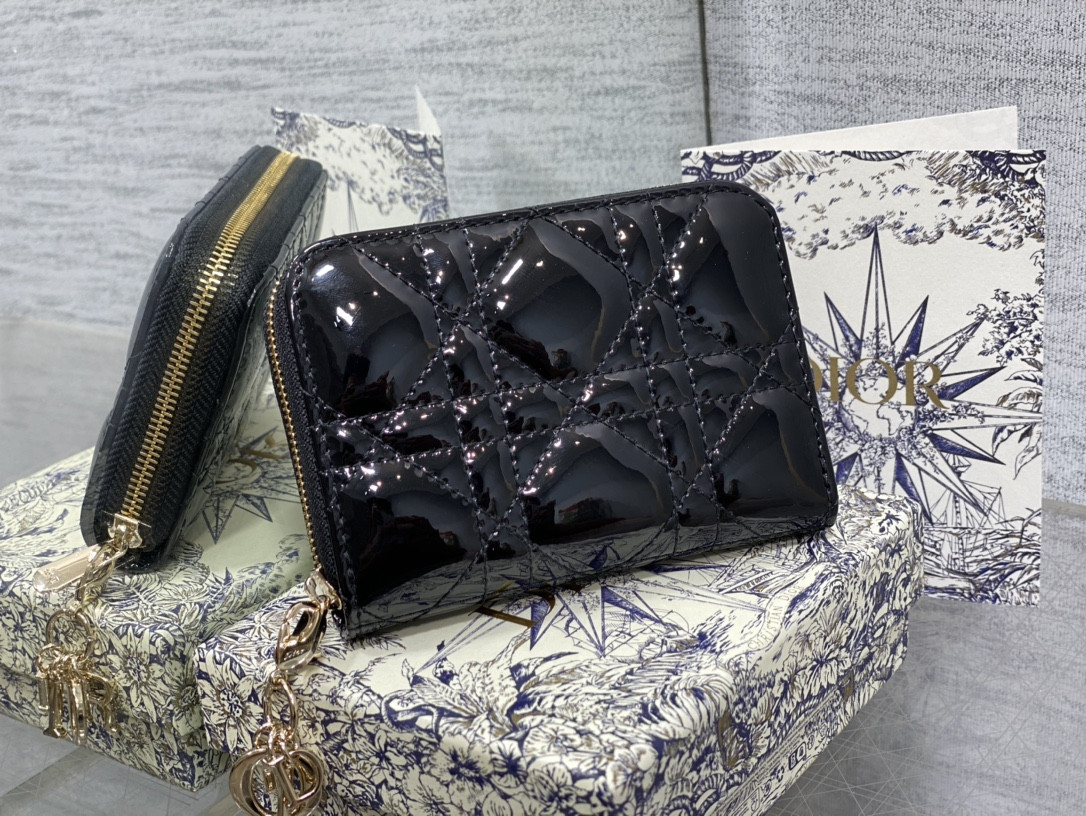 Lady D*0r Voyageur Small Coin Purse CARD HOLDER