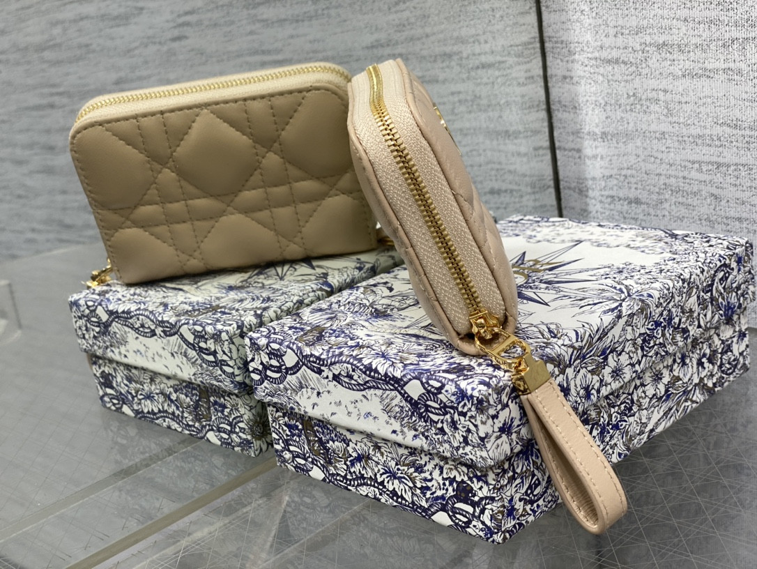 Lady D*0r Voyageur Small Coin Purse CARD HOLDER