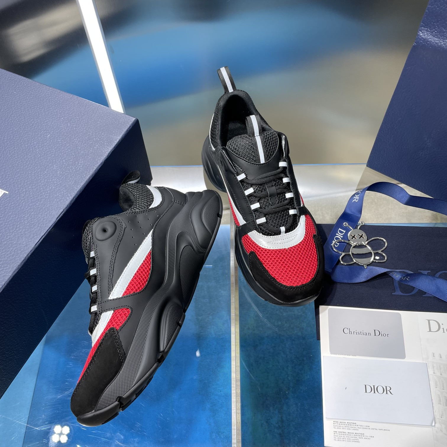 UA D*0r B22 black and red Sneaker
