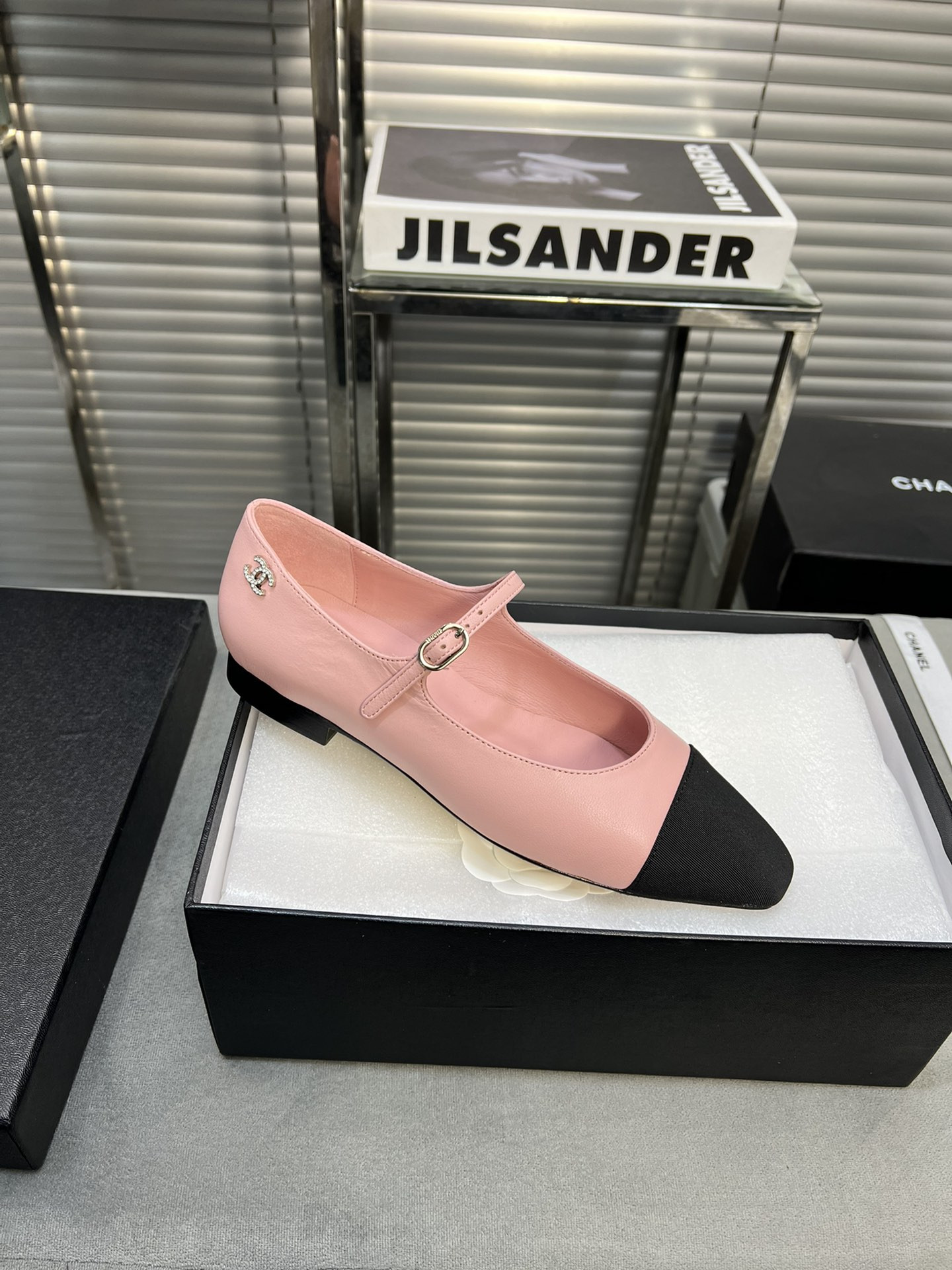 UA Ch*el MARY JANES Lambskin