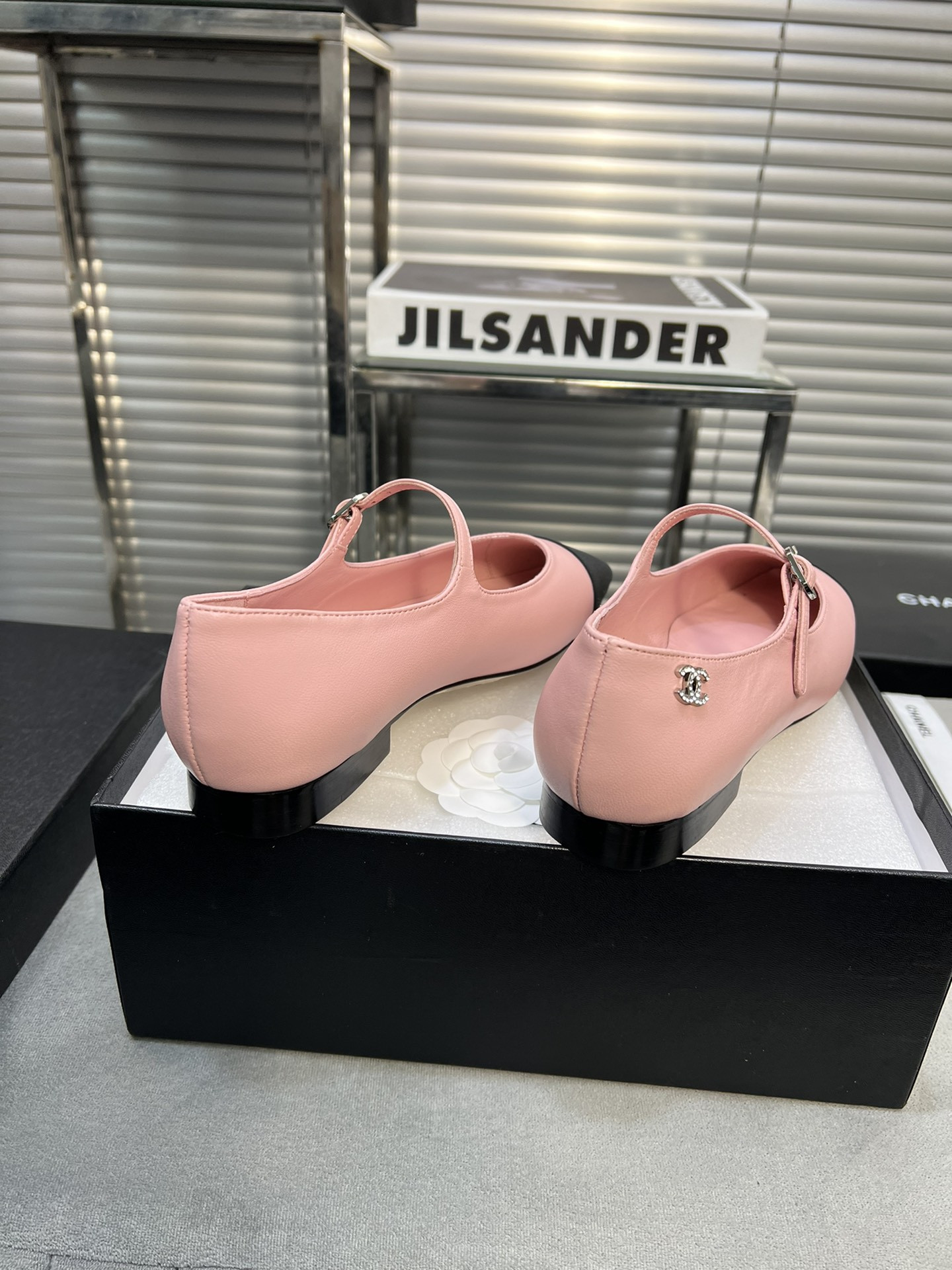 UA Ch*el MARY JANES Lambskin