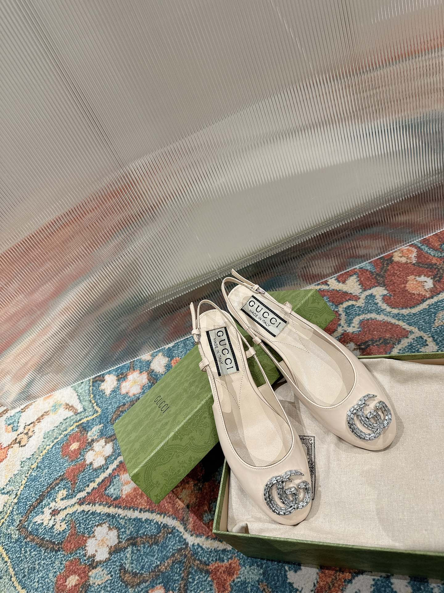 UA G*u*i BALLERINA WITH DOUBLE G