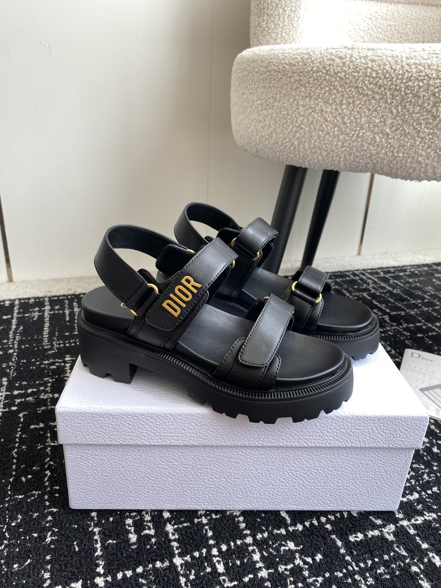 UA D*0ract Platform Sandal Black