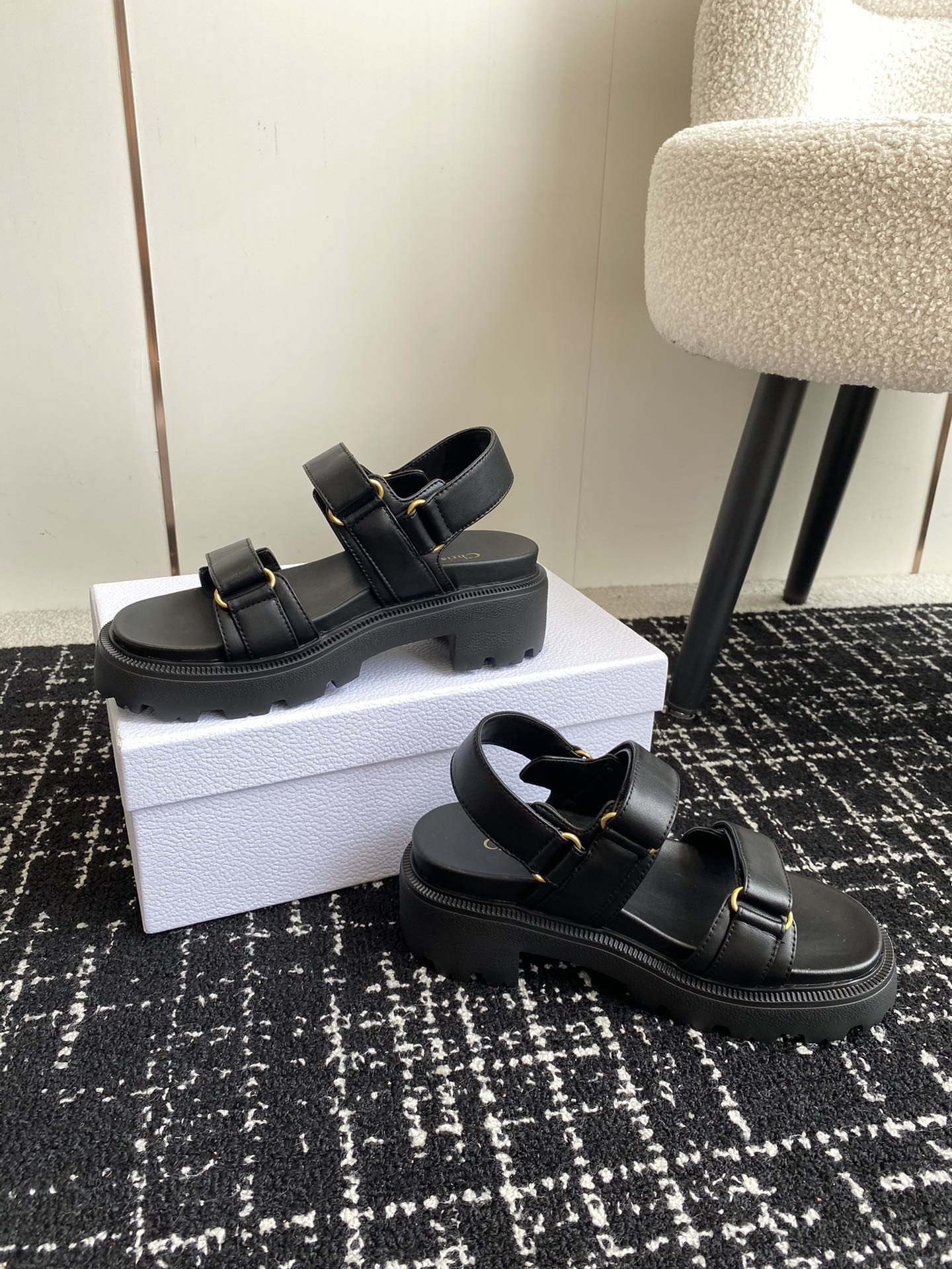 UA D*0ract Platform Sandal Black