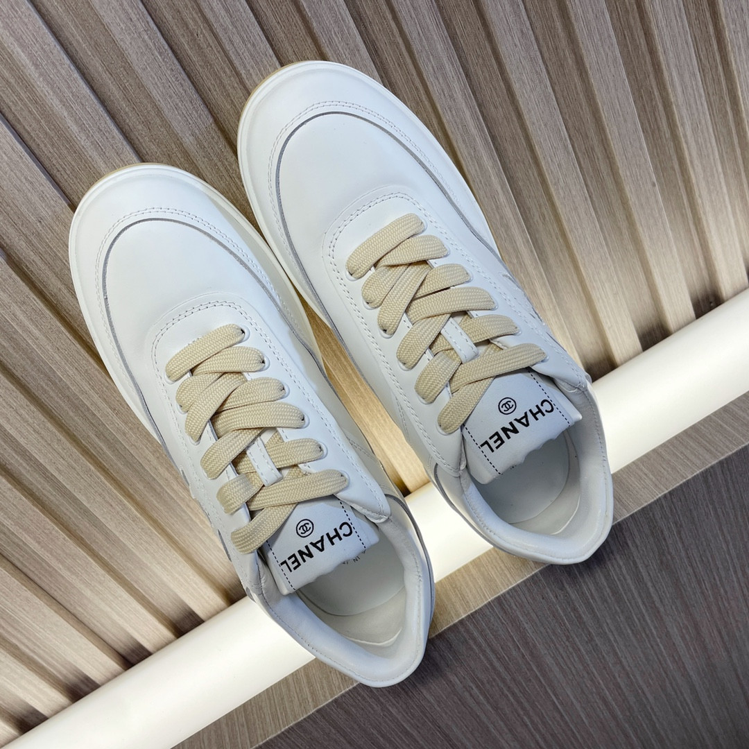 UA Ch*el SNEAKERS calfskin