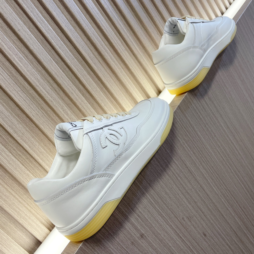 UA Ch*el SNEAKERS calfskin