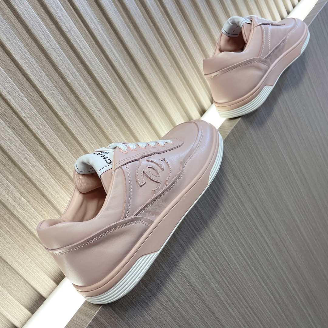 UA Ch*el SNEAKERS calfskin