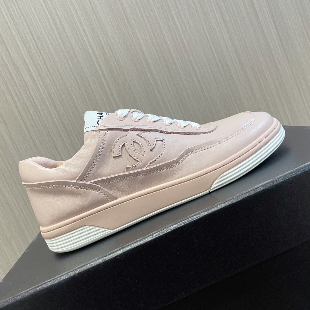 UA Ch*el SNEAKERS calfskin