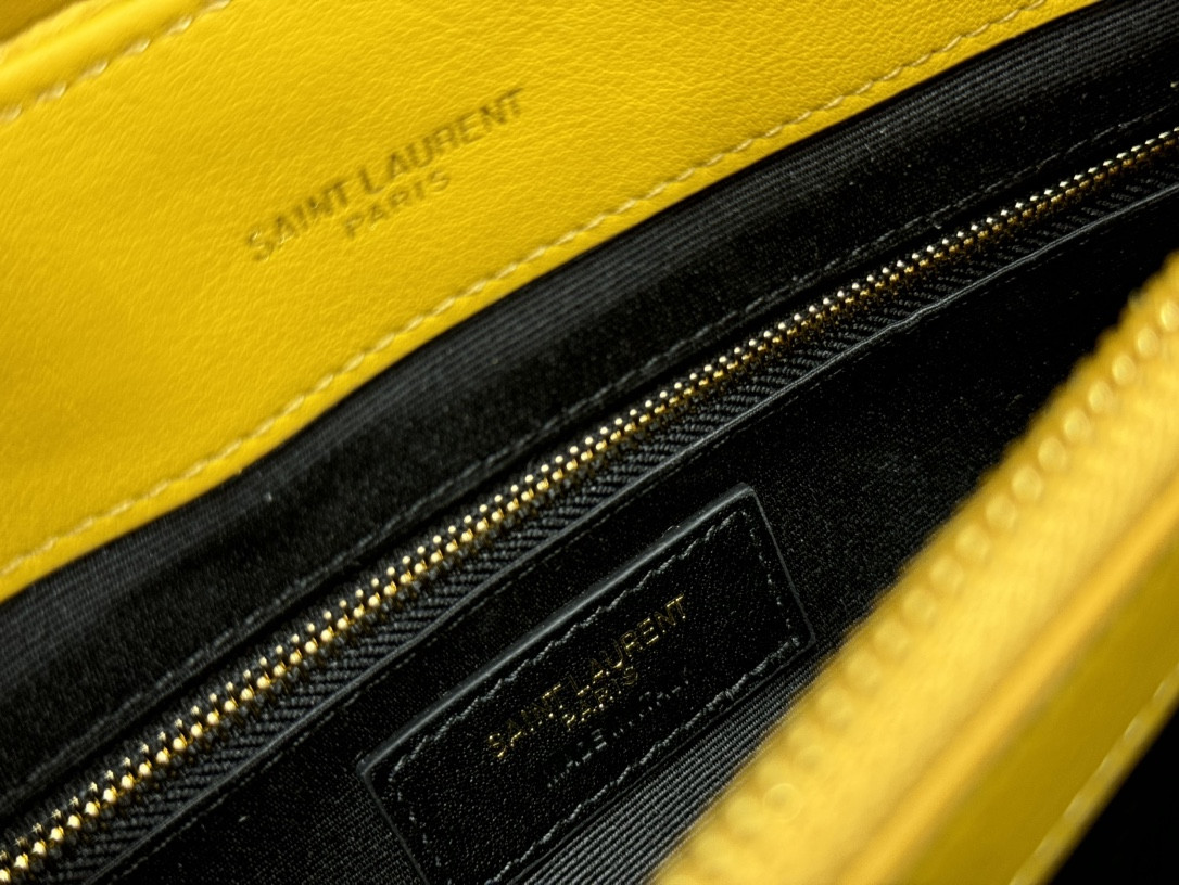 Y*L LOULOU QUILTED SUEDE 32x22x9cm