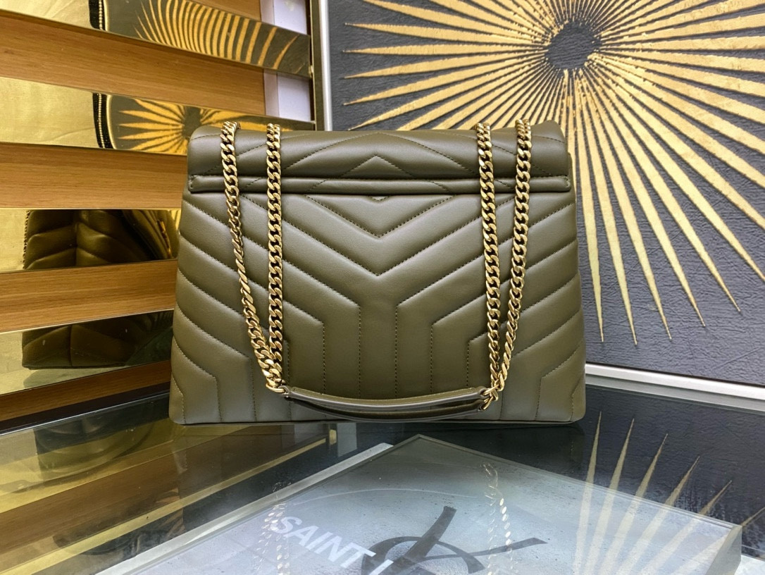 Y*L LOULOU QUILTED LEATHER 32x22x9cm