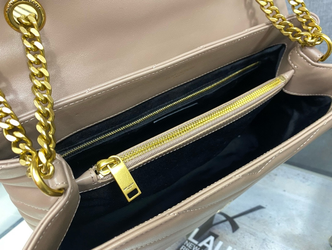 Y*L LOULOU QUILTED LEATHER 32x22x9cm