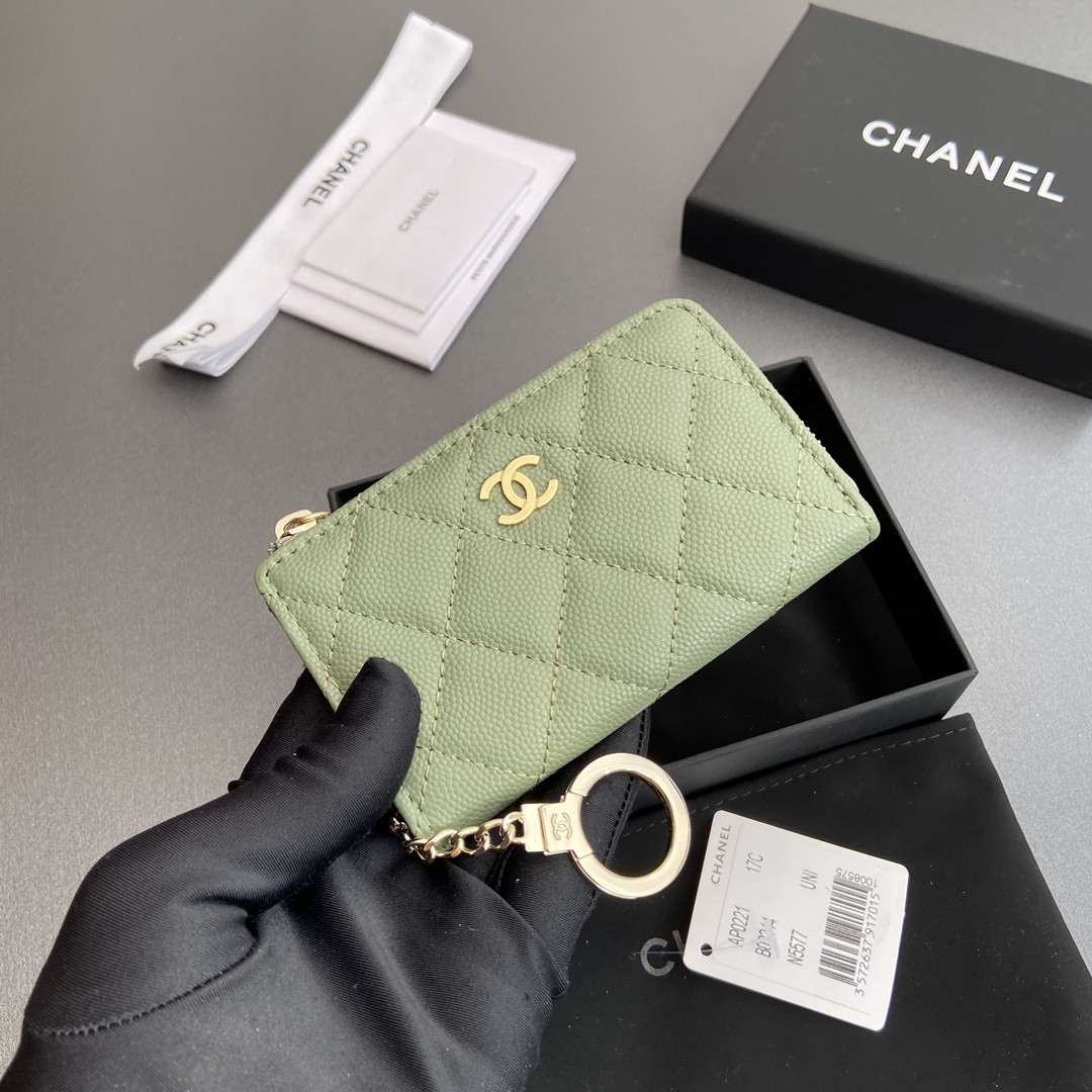 Ch*el Card holder 11.5×7.5×1.5cm