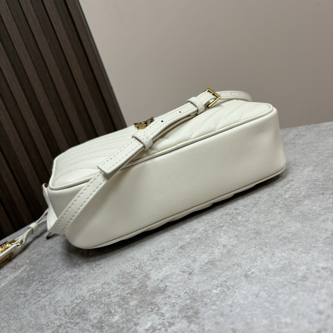 Y*L LOU camera bag in quilted leather 23x16x6cm