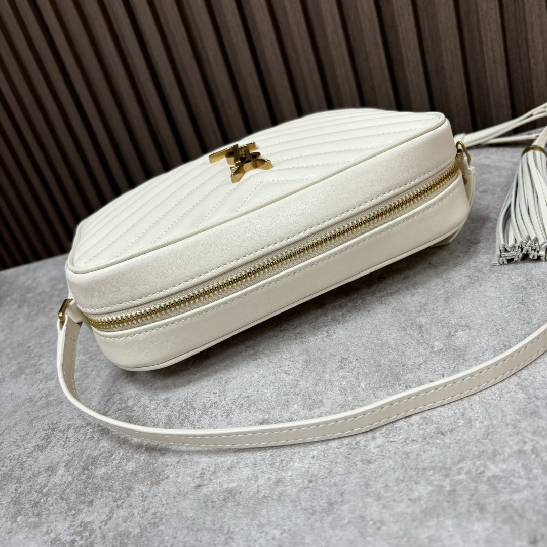 Y*L LOU camera bag in quilted leather 23x16x6cm